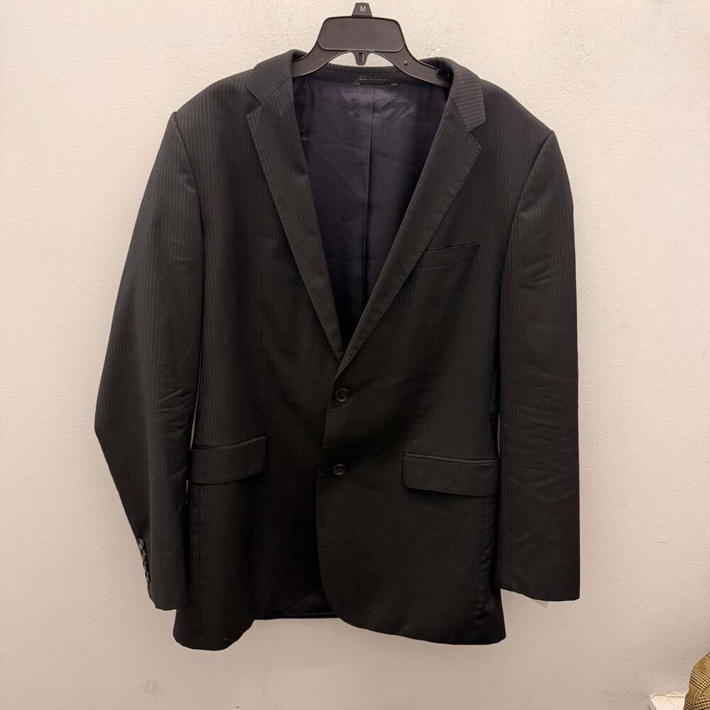 Hugo Boss The James4/Sharp6 Black Pinstripe Suit Jacket 44L